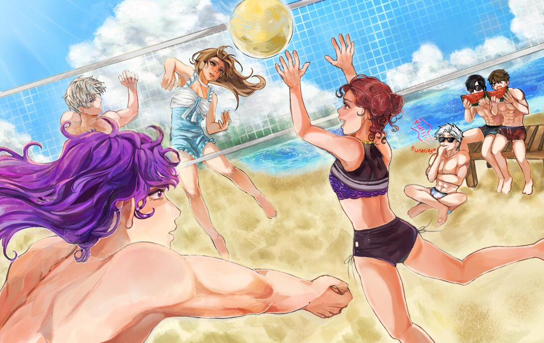 Beach Volley (Haikyuu Reference)